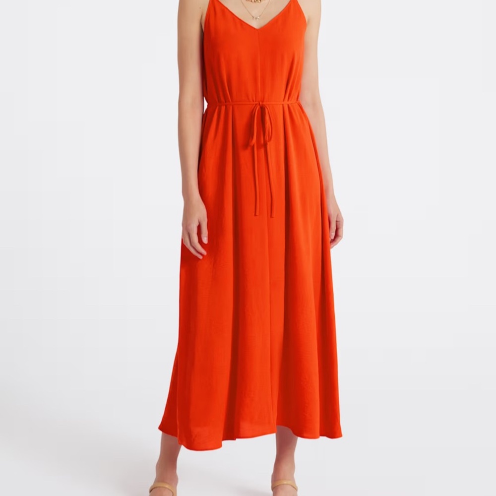 Gilli Vibrant Orange Maxi Dress
